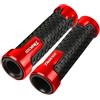 AYCATICUNT Manopole moto Per TMAX500 2001 2002 2003 2004 2005 2006 2007 TMAX T MAX 500 Moto CNC T-MAX Accessori Manubrio Manopole End(Red)