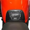 labelbike - Adesivo 3D Moto Paraserbatoio Basso Protezione e Decorazione in Resina compatibile con Ducati Multistrada V4 2021-2025 Colore Carbonio Nero