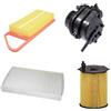 Somer Car KIT 4 FILTRI TAGLIANDO COMPATIBILE CON CITROEN C2 C3 1.4 HDI 68 70 CV