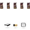 HOFFCAR Kit tagliando 3 FILTRI e 5L OLIO M compatibile con Chevrolet Aveo 1.4 16v 74kw dal 2008
