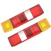 Generico COPPIA LENTE GEMMA PLASTICHE FANALE STOP DX SX COMPATIBILE CON FORD TRANSIT CASSONATO