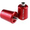 BOSDF Contrappesi Manubrio Moto Per KYMCO Downtown 125 200 250 300 300i 350i k-xct Xciting 400 400i Moto Manubrio Manopole CNC Estremità spina(Red)