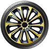 DecoCRAFT - Copricerchi 4 x 15 coprimozzo da 15 cm, in plastica ABS, colore: Oro