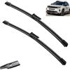 Autopixl Tergicristallo for auto compatibile con Citroen C5 Aircross 2018-2022 Spazzole tergicristallo anteriori in gomma morbida Tergicristalli for parabrezza automatico 28 16 700mm 400mm (Color : 2 PCS)