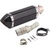 SQNYDH Scarico Tubo Tubo Di Scarico Centrale Per Yamaha X-MAX XMAX 400 XMAX400 2021-2022, Tubo Di Collegamento Centrale Con Silenziatore Motociclette Marmitta(Colore 1)