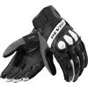 REV'IT! Revit Ritmo Guanti da moto, nero/grigio, XL