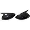HWBZDPZQD For Dacia Sandero 2021-2024, coppia di copri specchietti retrovisori esterni, lato sinistro e destro, adesivi decorativi(Carbon Fiber)