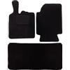 Auto Accessori Lupex TPMis_Smart Tappetini Auto Compatibili Smart | In Moquette Nera | Nome Ricamato | Tappeti Sagomati Strappo | w450 - w451 - w453 | Interni (W450 - Prima Serie con Bagagliaio)