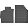 Motohobby Set di tappetini in gomma anteriori per Toyota Yaris II (2005-2011) - 2 pezzi - su misura