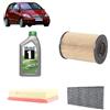 Generico Kit tagliando + 5L olio Mobil per Classe A W169 A150/A160/A170/A180/A200 benzina (2004-2012)