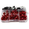 Generico 195PCS Kit Bulloni Carenatura Completa Viti Carrozzeria Per Aprilia GPR250R APR250 RS660 RS125 RS250 Bulloni per moto(rosso)