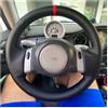NMHTJ Protezione volante Treccia Copertura Volante Dell'automobile Per Mini Per R50 Per R53 Per R60 Per Coupé 2001-2006 Per Convertible 2004-2008 Accessori Auto