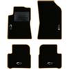 QUEMAR Tappetini Auto per Citroen C3 III, Bordo Beige, 4 Ricami | 2016-2024 / Kit Tappeti Moquette e Gomma su Misura / Set 2 Anteriori + 2 Posteriori / Ricami e Colori Personalizzati