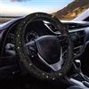 Xoenoiee Copertura per Volante Auto con Motivo Stelle Celesti, Protezione Antiscivolo Traspirante in Microfibra, Universale