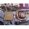 Fiat fregio Stemma Logo Posteriore 500 Cinquecento Croma Panda 2012 Originale 95mm Sigla