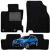 OFFICINE MILANO IL TUO STILE IN AUTO. Tappetini per Renault Kadjar dal 2015 in poi, 4 Tappetini in Moquette Nero Su Misura OFFICINEMILANO. 2 Anteriori+2 Posteriori Sistema di Fissaggio Compatibile con l'Originale. Fondo antiscivolo