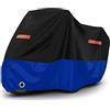 Susy Shop Telo Coprimoto Sagomato Impermeabile | Cover Tessuto Oxford 210D | Taglia S M L XL XXL XXXL | Copertura Esterna Universale | Scooter Moto Motociclo Motorino (XL)