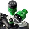 BXNLY Adattatore per specchietto M10*1.25 Specchietti Tappi Viti Copri Accessori Moto Per Z650 Z 650 2017 2018 2019 2020 2021 2022 2023(Vert)
