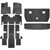 AHRPKAMERD Tappet Auto Per Kia Per Carnival KA4 9 Posti 2026 Tappetino Per Auto Set Tronco Bagagli Pad Tappeto Antiscivolo Impermeabile Comfort O Per X TPE(2024-2026 Hybrid O)