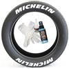 Tire Stickers - 'Michelin' - Tyre Lettering ADD-On Accessory - DIY, Easy with Free 2oz Bottle Touch-up Cleaner - (17-18/1 - 4 Decals)