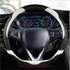 YUCHUJCGSS Copri Volante Per Opel Per Astra 2015-2021 Per Corsa Per Combo Per Mokka 2018-2021 Per Grandland X Per Insignia CT 2017-2022 Copertura Del Volante Auto D Coprivolante Auto(WHITE)