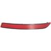 MUEOSI N. 63147850602 Riflettore paraurti, for BMW, Serie 2 Tourer F45 F46 2013-2019 Riflettore paraurti posteriore destro Indicatore laterale ABS resistente 1 pz rosso Catarifrangente di avvertimento