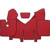 F-CORE Tappetini copricofani camion compatibile per IVECO STRALIS HI-WAY 01.13-12.16 AUTOMAT Con frigo ROSSO