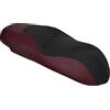 Moto Discovery Coprisella compatibile con Piaggio Beverly 350 2015-2019 nero con cuciture rosse