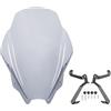 WINVOX moto parabrezza Per Suzuki Per GSX8S Per GSX-8S Per GSX 8S 2023 2024 Parabrezza Per Moto Deflettori Del Flusso D'aria Visiera Parabrezza Anteriore Cupolino(Light Smoke)