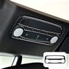 KUNGKIC Auto Tetto Luce Lettura Lampada Telaio Trim Cover Adesivo Interno Fibra di Carbonio Adesivo per Audi TT 2007 2008 2009 2010 2011 2012 2013 2014 Serie Nero