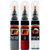 F FIRANTO FIRANTO Kit Riparazione Vernice Auto per Peugeot EVH Rouge Elixir - Set rimuovi Graffi per Vernice Auto 3in1-15ml Primer, Pennarello ritocchi Vernice, Vernice lucidante