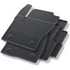 Mossa Tappetini auto gomma adatti per Ford Kuga II SUV 2012-2019 4 pz. nero
