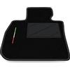 Somer Car Tappetino Auto SOLO LATO GUIDA 1pz compatibile con Mini Countryman U25 C-S 2024-2026 | 1 tappeto su misura in moquette, bandiera Italia
