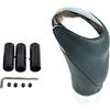 Newtown2700-parts Pomello universale cromato e nero con 3 adattatori per 5/6 marce