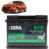 Generico Batteria 60Ah EFB per Peugeot 208 I 1.2 1.6 PureTech benzina 2012-2019