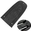 N\C BID4ZE Bavaglino parafango per sedile posteriore in pelle PU Black Flame Per Harley Touring Ultra Limited,Electra Glide Road Glide Road King