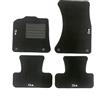 RICAMBIITALIA2017 Set Tappetini Moquette compatibile con Audi Q5 2008-2016 | 4 tappetini auto, moquette con fondo antiscivolo, 4 fissaggi, copertura SUV, facile pulizia