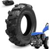 ECOVELO 1 Pneumatico 4.00-8 TM + Camera d'Aria Copertone rinforzato 4PR Gomma ruota per uso Agricolo Trattorino Motocoltivatore Falciatrice