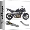 MOTOTOPGUN arrow 71637PRI + 71347MI scarico omologato pro-race nichrom compatibile con kawasaki z750 z-750 2004 2005 2006 mototopgun