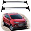 RUGPDA Barre Portatutto per Ford Ecosport 2013 2014 2015 2016 2018 2019 2017 2020, Trasversali Tetto Alluminio Portapacchi, Coppia Barre dedicate antifurto nere,Silver