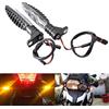 TUINCYN Indicatori di direzione per motocicletta Indicatori di direzione anteriori a LED lampeggianti compatibili con BMW F650GS F700GS F800G F800R F800S F800ST HP2 Sport K1200R K1300R ambra (2 pezzi)