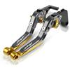 HUIKO Leve Pieghevoli Regolabili Per Honda CB600F Hornet 2007-2013 CNC Leva Frizione Leva Freno Set Parti Moto(Style-G)