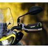 Paraserbatoio.it ADESIVO RESINATO PROTEZIONI PARAMANI EFFETTO 3D, PER MOTO COMPATIBILE CON BENELLI TRK 702 2023 (Giallo Fluo)