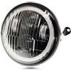 Borrozzino Moto FARO FANALE A LED ANTERIORE COMPATIBILE CON VESPA PX 125 150 200 OMOLOGATO LUCE BIANCA