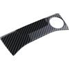 Qjahxkf Adesivi interni Adesivo Per Rivestimento Accendisigari Per VW Per T-Cross 2018 2019 2020 2021 2022 2023 Interni Decorazione(Carbon fiber black)