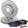 ATEC Germany BESTPRICE Set freni asse anteriore incl. dischi freno ventilati Ø 300 mm + pastiglie freno anteriori, compatibile con CHEVROLET TRAX, OPEL MOKKA/MOKKA X (J13)