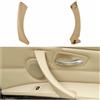 RFSHOP Maniglia Porta Per BMW Serie 3 E90 E91 318 320 325 328 330 335 Parte Porte Interne Pannello Maniglia Bar Pull Trim Cover Set Completo Maniglie Per Porte Interne Maniglia Interna Porta (Colore : Beige