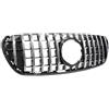 FHFB Griglia Anteriore Auto Griglia paraurti anteriore Racing Facelift, griglia superiore ABS per Mercedes Classe X W470 2017-2020 X220d X250d X350d(Argento)