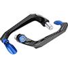Tomotato Paraleve Moto, Universale 7/8 Pollici in Lega di Alluminio Manubrio Freno Frizione Protezione Mano Leva Moto(Blu)