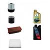 AOQ ORIGINAL QUALITY KIT TAGLIANDO 4 FILTRI + 4L.OLIO 5W30 COMPATIBILE CON REN. CLIO IV 1.5 DCI CAPTUR